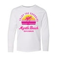 thumbnail image 1 of Inktastic Summer Enjoy the Sunshine Myrtle Beach South Carolina Pink Long Sleeve Youth T-Shirt, 1 of 5