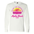 thumbnail image 1 of Inktastic Summer Enjoy the Sunshine Naples Beach Florida in Pink Long Sleeve T-Shirt, 1 of 5