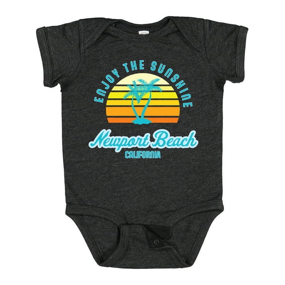 Inktastic Summer Enjoy the Sunshine Newport Beach Florida in Blue Boys or Girls Baby Bodysuit