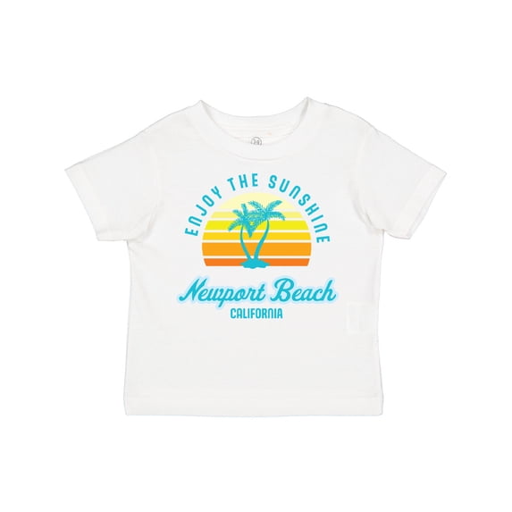 Inktastic Summer Enjoy the Sunshine Newport Beach Florida in Blue Boys or Girls Toddler T-Shirt