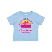 Inktastic Summer Enjoy the Sunshine Outer Banks North Carolina in Pink Boys or Girls Baby T-Shirt