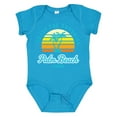thumbnail image 1 of Inktastic Summer Enjoy the Sunshine Palm Beach Florida in Blue Boys or Girls Baby Bodysuit, 1 of 5