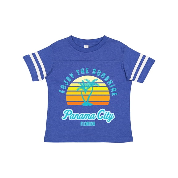 Inktastic Summer Enjoy the Sunshine Panama City Florida in Blue Boys or Girls Toddler T-Shirt