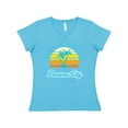 thumbnail image 1 of Inktastic Summer Enjoy the Sunshine Panama City Florida in Blue Women's V-Neck T-Shirt, 1 of 5