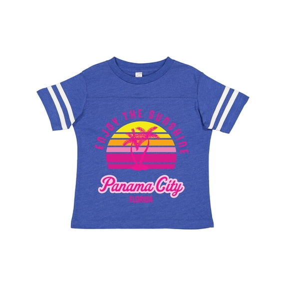 Inktastic Summer Enjoy the Sunshine Panama City Florida in Pink Boys or Girls Toddler T-Shirt