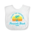 thumbnail image 1 of Inktastic Summer Enjoy the Sunshine Pensacola Beach Florida in Blue Boys or Girls Baby Bib, 1 of 4