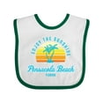 thumbnail image 1 of Inktastic Summer Enjoy the Sunshine Pensacola Beach Florida in Blue Boys or Girls Baby Bib, 1 of 4