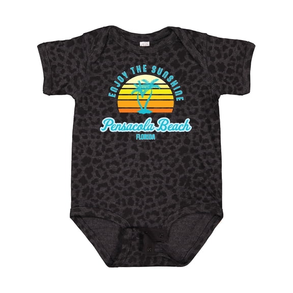 Inktastic Summer Enjoy the Sunshine Pensacola Beach Florida in Blue Boys or Girls Baby Bodysuit