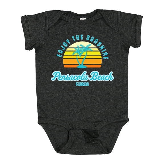 Inktastic Summer Enjoy the Sunshine Pensacola Beach Florida in Blue Boys or Girls Baby Bodysuit