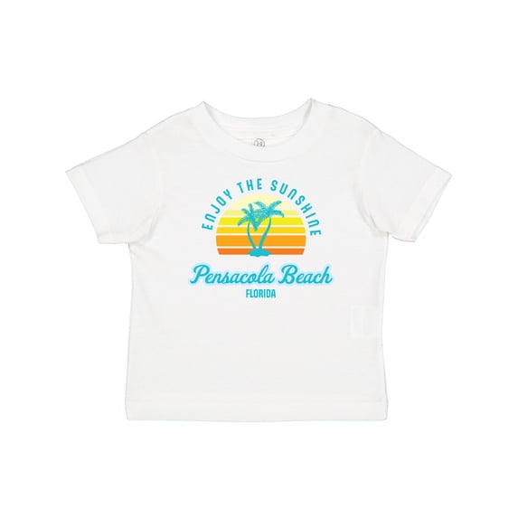 Inktastic Summer Enjoy the Sunshine Pensacola Beach Florida in Blue Boys or Girls Baby T-Shirt