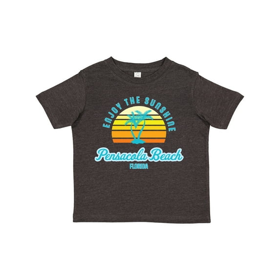 Inktastic Summer Enjoy the Sunshine Pensacola Beach Florida in Blue Boys or Girls Toddler T-Shirt