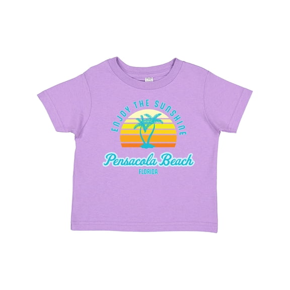 Inktastic Summer Enjoy the Sunshine Pensacola Beach Florida in Blue Boys or Girls Toddler T-Shirt