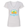 thumbnail image 1 of Inktastic Summer Enjoy the Sunshine Pensacola Beach Florida in Blue Women's V-Neck T-Shirt, 1 of 5