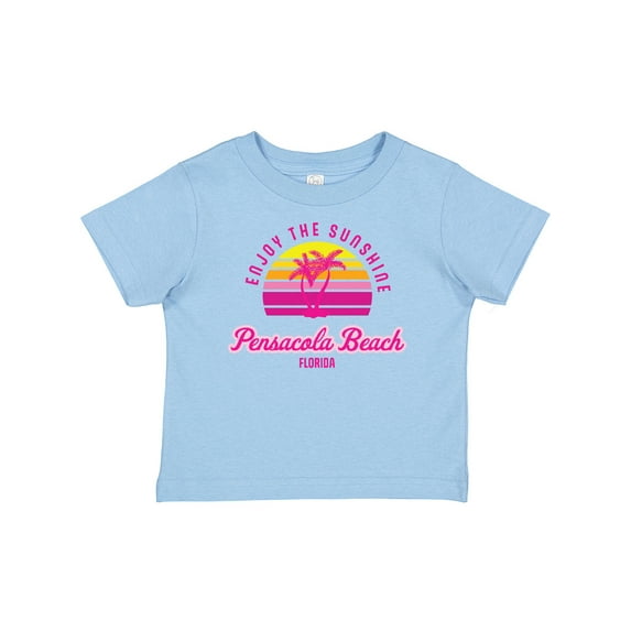 Inktastic Summer Enjoy the Sunshine Pensacola Beach Florida in Pink Boys or Girls Baby T-Shirt