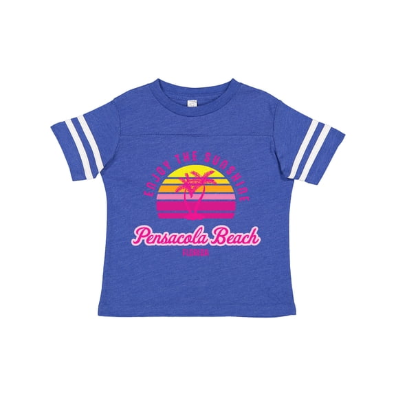 Inktastic Summer Enjoy the Sunshine Pensacola Beach Florida in Pink Boys or Girls Toddler T-Shirt