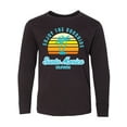 thumbnail image 1 of Inktastic Summer Enjoy the Sunshine Santa Monica California in Blue Long Sleeve Youth T-Shirt, 1 of 5