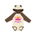 thumbnail image 1 of Inktastic Summer Enjoy the Sunshine Santa Monica California in Pink Boys or Girls Long Sleeve Baby Bodysuit, 1 of 5