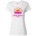 thumbnail image 1 of Inktastic Summer Enjoy the Sunshine Santa Monica California in Pink Women's T-Shirt, 1 of 5