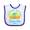 thumbnail image 1 of Inktastic Summer Enjoy the Sunshine Siesta Key Florida in Blue Boys or Girls Baby Bib, 1 of 4