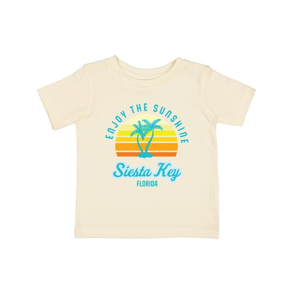 Inktastic Summer Enjoy the Sunshine Siesta Key Florida in Blue Boys or Girls Baby T-Shirt