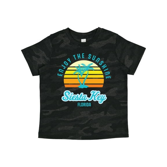 Inktastic Summer Enjoy the Sunshine Siesta Key Florida in Blue Boys or Girls Toddler T-Shirt