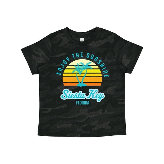 Inktastic Summer Enjoy the Sunshine Siesta Key Florida in Blue Boys or Girls Toddler T-Shirt