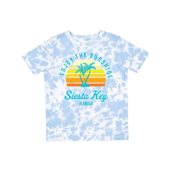 Inktastic Summer Enjoy the Sunshine Siesta Key Florida in Blue Boys or Girls Toddler T-Shirt
