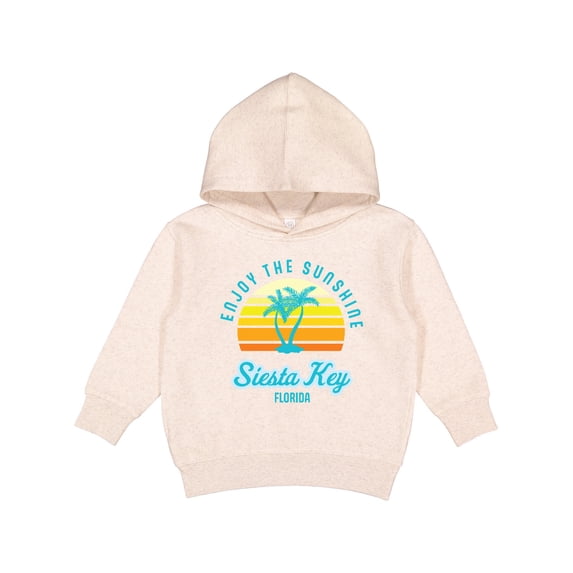 Inktastic Summer Enjoy the Sunshine Siesta Key Florida in Blue Toddler Hoodie