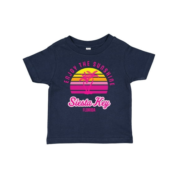 Inktastic Summer Enjoy the Sunshine Siesta Key Florida in Pink Boys or Girls Baby T-Shirt