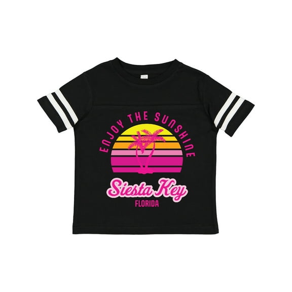 Inktastic Summer Enjoy the Sunshine Siesta Key Florida in Pink Boys or Girls Toddler T-Shirt