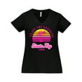 thumbnail image 1 of Inktastic Summer Enjoy the Sunshine Siesta Key Florida in Pink Women's Plus Size V-Neck T-Shirt, 1 of 5