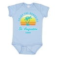 thumbnail image 1 of Inktastic Summer Enjoy the Sunshine St. Augustine Florida in Blue Boys or Girls Baby Bodysuit, 1 of 5