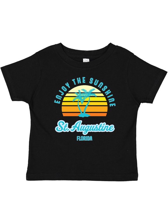 Summer Enjoy the Sunshine St. Augustine Florida in Blue Boys or Girls Baby T-Shirt