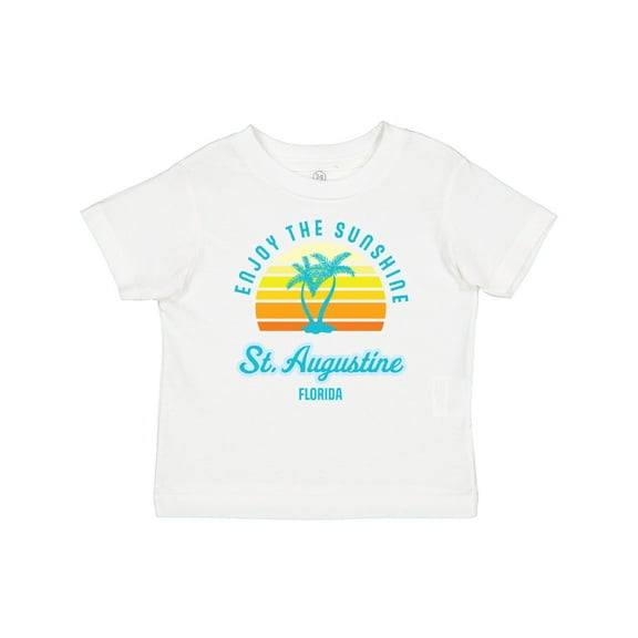 Inktastic Summer Enjoy the Sunshine St. Augustine Florida in Blue Boys or Girls Baby T-Shirt