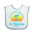 thumbnail image 1 of Inktastic Summer Enjoy the Sunshine St. Petersburg Florida in Blue Boys or Girls Baby Bib, 1 of 4
