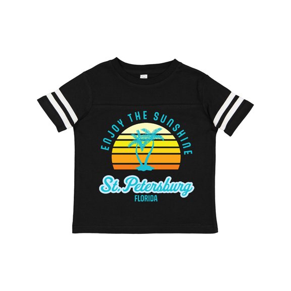 Inktastic Summer Enjoy the Sunshine St. Petersburg Florida in Blue Boys or Girls Toddler T-Shirt