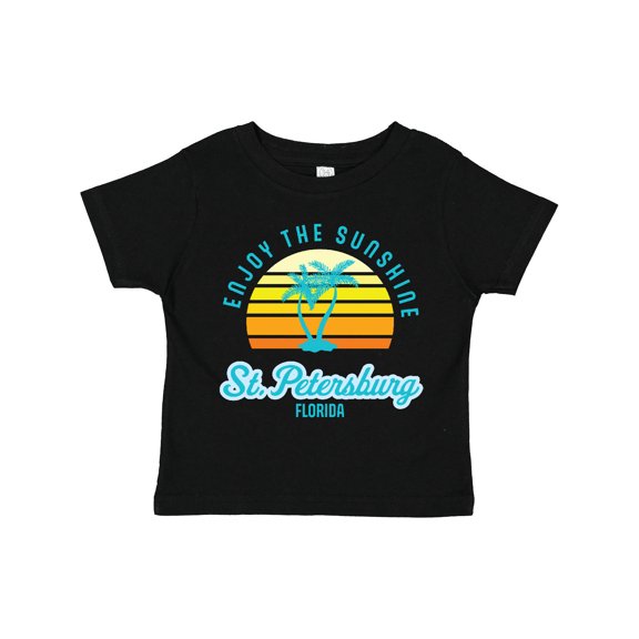 Inktastic Summer Enjoy the Sunshine St. Petersburg Florida in Blue Boys or Girls Toddler T-Shirt