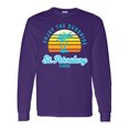 thumbnail image 1 of Inktastic Summer Enjoy the Sunshine St. Petersburg Florida in Blue Long Sleeve T-Shirt, 1 of 5