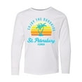 thumbnail image 1 of Inktastic Summer Enjoy the Sunshine St. Petersburg Florida in Blue Long Sleeve Youth T-Shirt, 1 of 5