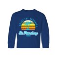 thumbnail image 1 of Inktastic Summer Enjoy the Sunshine St. Petersburg Florida in Blue Long Sleeve Youth T-Shirt, 1 of 5
