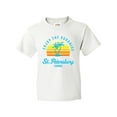 thumbnail image 1 of Inktastic Summer Enjoy the Sunshine St. Petersburg Florida in Blue Youth T-Shirt, 1 of 5