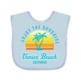 thumbnail image 1 of Inktastic Summer Enjoy the Sunshine Venice Beach California in Blue Boys or Girls Baby Bib, 1 of 4