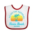 thumbnail image 1 of Inktastic Summer Enjoy the Sunshine Venice Beach California in Blue Boys or Girls Baby Bib, 1 of 4