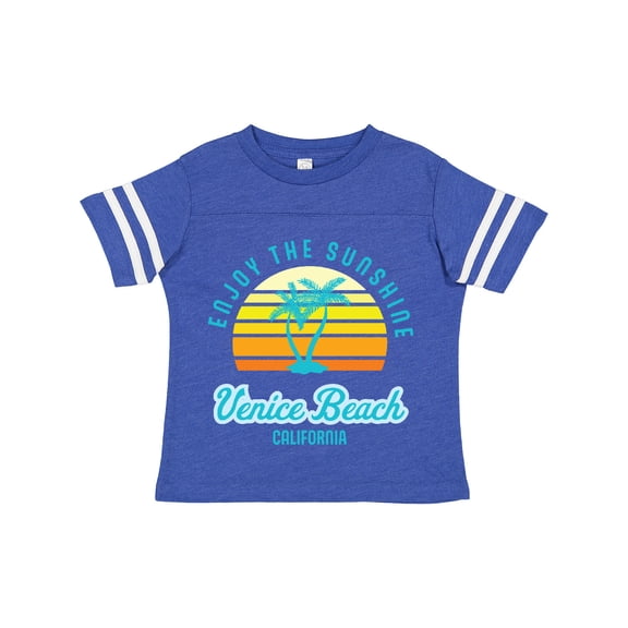 Inktastic Summer Enjoy the Sunshine Venice Beach California in Blue Boys or Girls Toddler T-Shirt