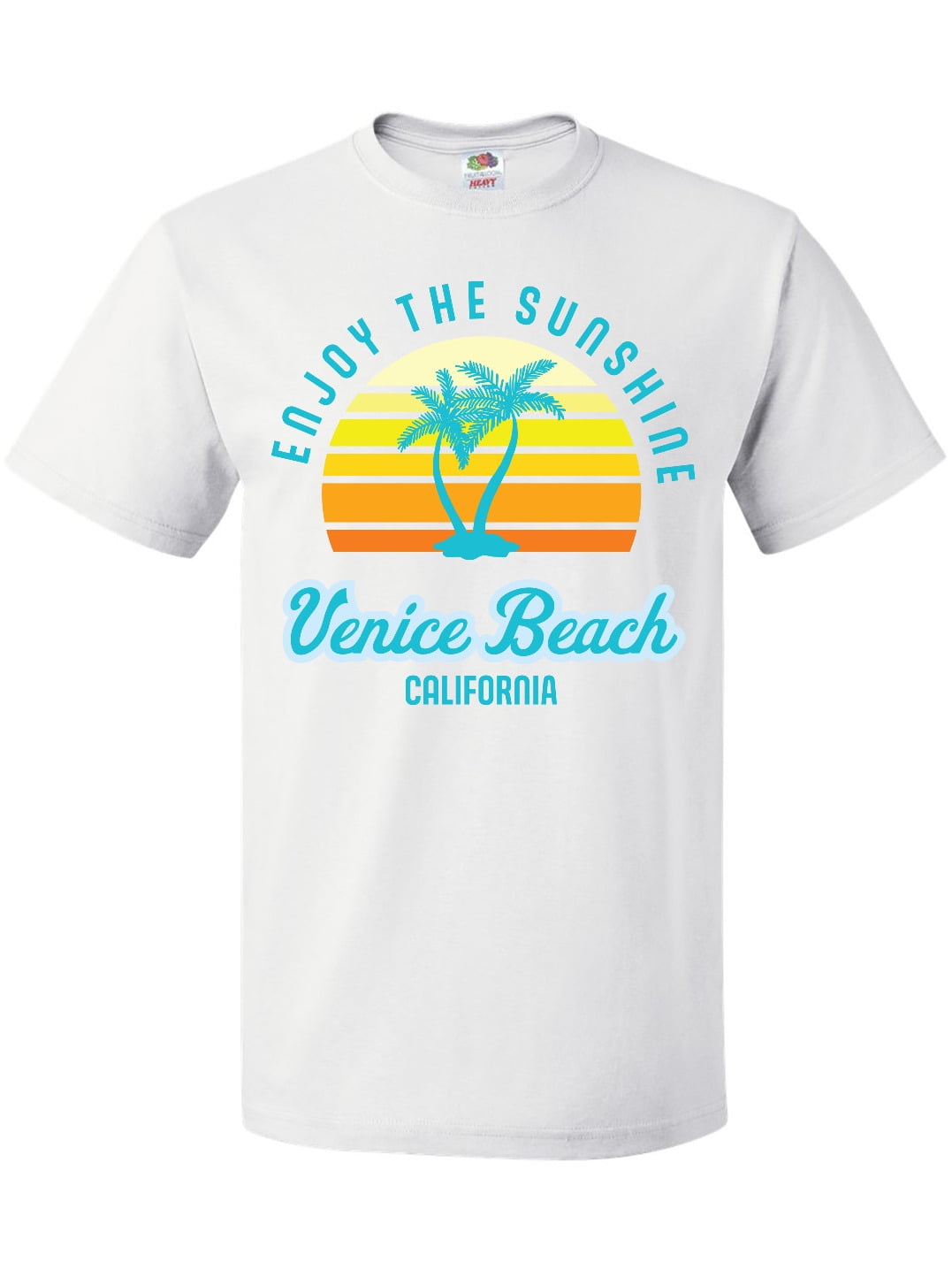 Inktastic Venice California in Summer Enjoy Sunshine the T-Shirt Beach Blue
