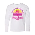 thumbnail image 1 of Inktastic Summer Enjoy the Sunshine Vero Beach Florida in Pink Long Sleeve Youth T-Shirt, 1 of 5