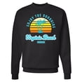 thumbnail image 1 of Inktastic Summer Enjoy the Sunshine Virginia Beach Virginia in Blue Adult Sweatshirt, 1 of 4