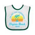 thumbnail image 1 of Inktastic Summer Enjoy the Sunshine Virginia Beach Virginia in Blue Boys or Girls Baby Bib, 1 of 4
