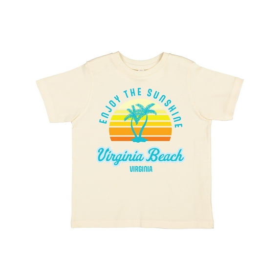 Inktastic Summer Enjoy the Sunshine Virginia Beach Virginia in Blue Boys or Girls Toddler T-Shirt
