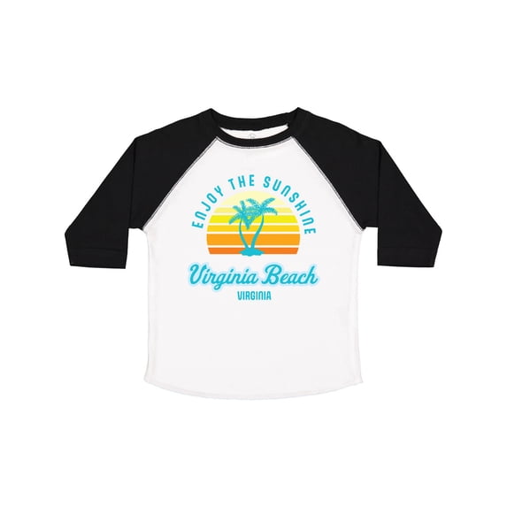 Inktastic Summer Enjoy the Sunshine Virginia Beach Virginia in Blue Boys or Girls Toddler T-Shirt